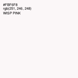 #FBF6F8 - Wisp Pink Color Image